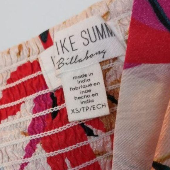 NWOT Billabong One Shoulder Mini Dress Tied Right - Picture 4 of 5